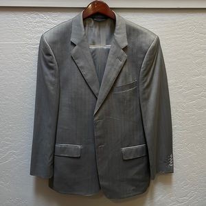Grey Wool Super 150s Suit